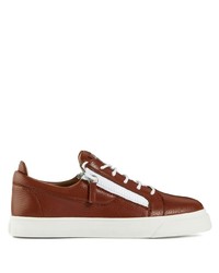 Giuseppe Zanotti Frankie Zipped Low Top Sneakers