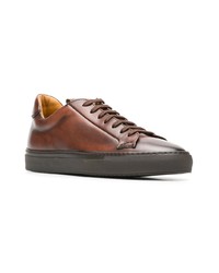 Doucal's Low Top Leather Sneakers
