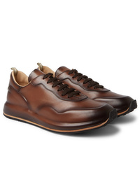 Officine Creative Race Lux Burnished Leather Sneakers