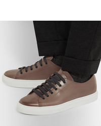 Paul Smith Sotto Burnished Leather Sneakers