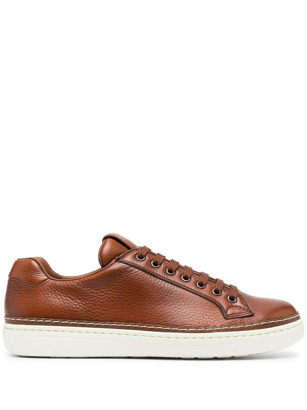 Church's St James Leather Low Top Sneakers, $310 | farfetch.com | Lookastic