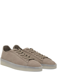 Essentials Taupe Tennis Low Sneakers
