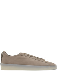 Essentials Taupe Tennis Low Sneakers