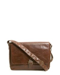 Boconi Becker Leather Messenger Bag