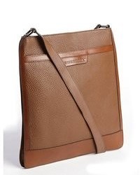 Burberry Brown Leather Messenger Bag