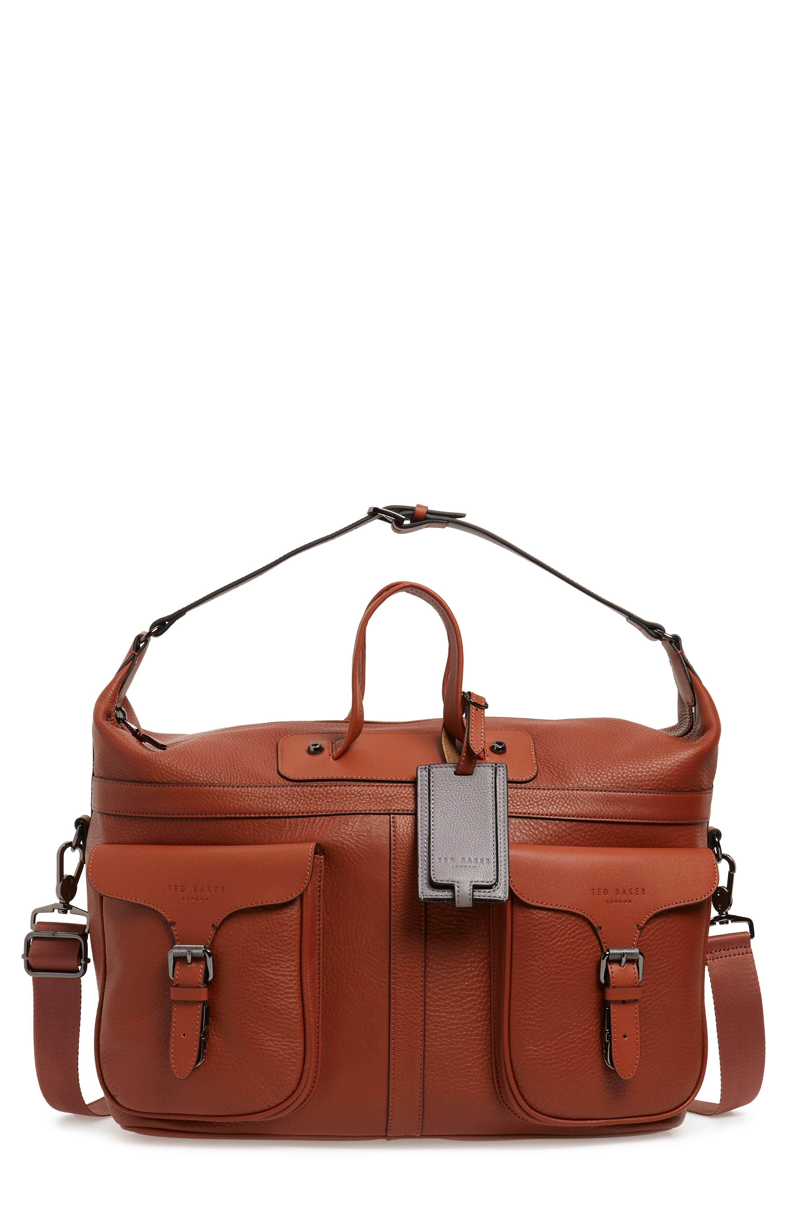 leather holdall