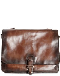 Officine Creative Hand Painted Leather Messenger Bag