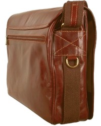 Chiarugi Handmade Brown Genuine Leather Messenger Bag