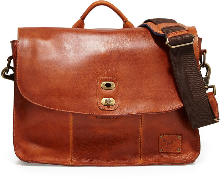 Will Leather Goods Kent Leather Messenger Bag, $395 | Neiman Marcus ...