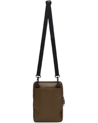 Master-piece Co Khaki Leather Confi Messenger Bag