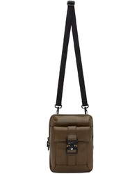 Master-piece Co Khaki Leather Confi Messenger Bag