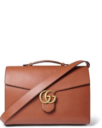 Gucci Leather Messenger Bag
