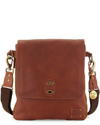 Will Leather Goods Otto Leather Crossbody Satchel Bag Cognac