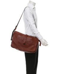 Bottega Veneta Pebbled Leather Messenger Bag