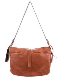 Bottega Veneta Pebbled Leather Messenger Bag