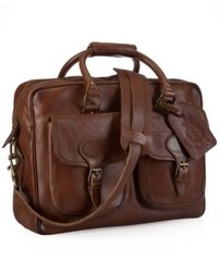 Ralph Lauren Polo Bag Leather Commuter Bag