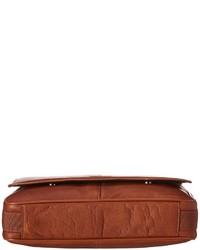 Kenneth Cole Reaction Risky Business Colombian Leather Flapover Messenger Bag Messenger Bags