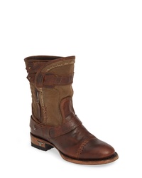 Lane Boots Dust Off Leather Canvas Boot