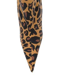 Balenciaga Knife Booties Leopard
