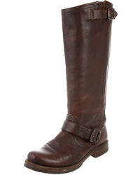Frye Leather Mid Calf Boots