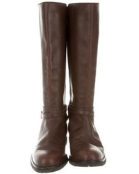 Tod's Leather Mid Calf Boots