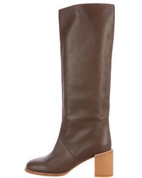 See by Chloe See By Chlo Leather Mid Calf Boots