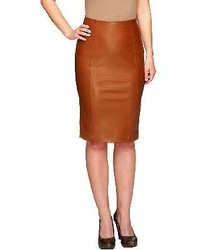 Gili Faux Leather Pencil Skirt