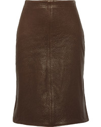 Title A Title A Textured Leather Skirt