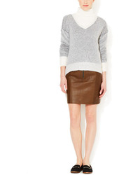 A.L.C. Arantes Leather Pencil Skirt