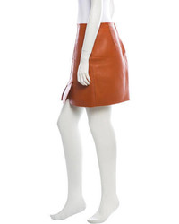 3.1 Phillip Lim Leather Skirt