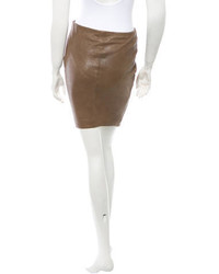 Skaist Taylor Leather Skirt