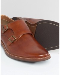 Aldo Henacien Leather Monk Shoes