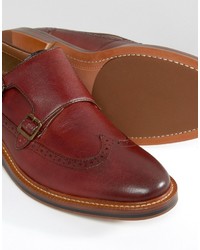Aldo Horevia Leather Brogue Monk Shoes