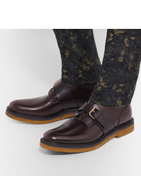 Dries Van Noten Leather Monk Strap Shoes