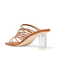 Rejina Pyo Zoe Leather And Perspex Mules