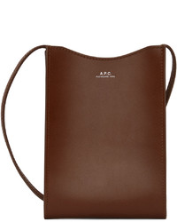 Brown Leather Neck Pouch