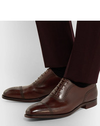George Cleverley Adam Cap Toe Leather Oxford Brogues