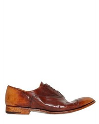 Alberto Fasciani 20mm Hand Brushed Oxford Leather Shoes
