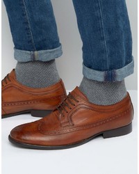 Base London Bailey Leather Oxford Shoes
