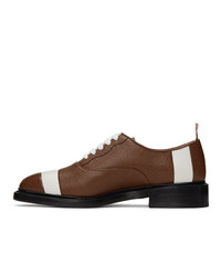 Thom Browne Brown Football Oxfords