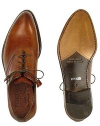 Forzieri Men's Brown Handmade Italian Leather Lace-up Shoes 11 US