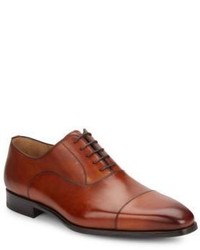 Cap Toe Leather Oxfords Available In Extended Sizes