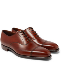 George Cleverley Charles Cap Toe Leather Oxford Shoes