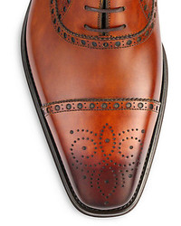 Saks Fifth Avenue Collection Perforated Cap Toe Oxfords