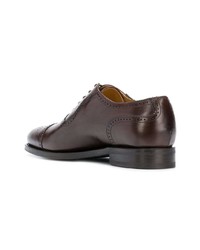Berwick Shoes Embroidered Oxford Shoes