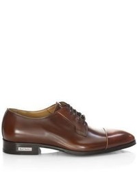 Paul Smith Glossy Leather Almond Toe Dress Shoes