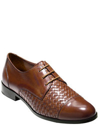 Cole Haan Jagger Woven Leather Oxford Shoes