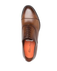 Santoni Leather Derby Shoes