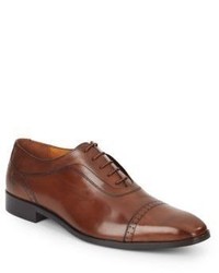 Leather Perforated Oxfords
