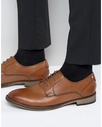 Frank Wright Merton Oxford Shoes In Tan Leather